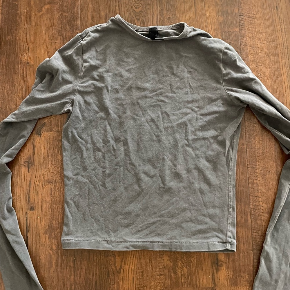 Skims New Vintage Crop Long Sleeve T-Shirt